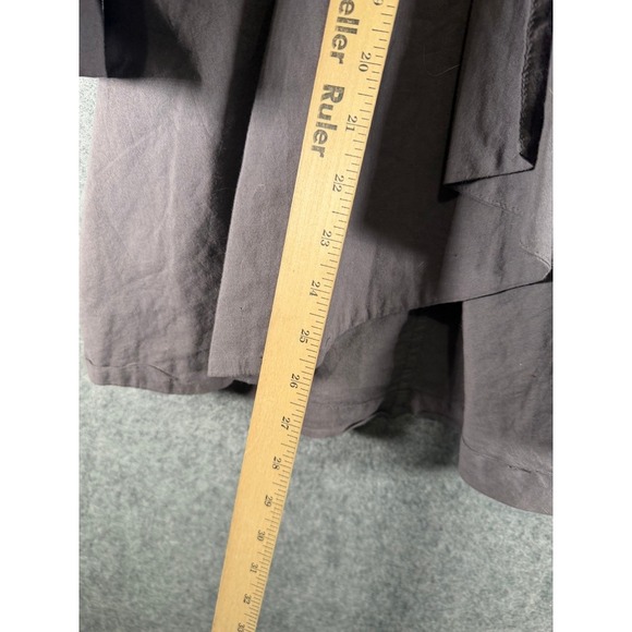 STANDARD JAMES PERSE Women Gray Knit Cardigan Open Front Size 3 Large Minimalist - Picture 6 of 8